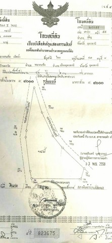 ขายที่ดินตำบลนาพู่  อำเภอเพ็ญ จังหวัดอุดรธานี เนื้อที่ 107 ไร่