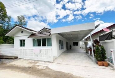 บ้านชั้นเดียวสไตล์มินิมอลในโครงการ ใกล้สนามบิน มหาวิทยาลัย