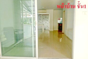ตลาดยิ่งรวย76 1.8 กม. ใหม่ตรงปก! ให้เช่าทาวน์โอม บ้านกว้าง 5ม. Big ประชาอุทิศ90 140 ม. 2ชั้น 3นอน 2แอร์  20ตรว. 160ตรม. พระจอมเกล้าธนบุรี
